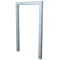 Lean-on hoop made of steel tube | Square tube 60 x 60 mm | without cross bar | total width: 750 mm | hot-dip galvanized